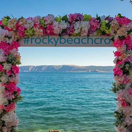 Rocky Beach Rooms Novi Vinodolski Esterno foto